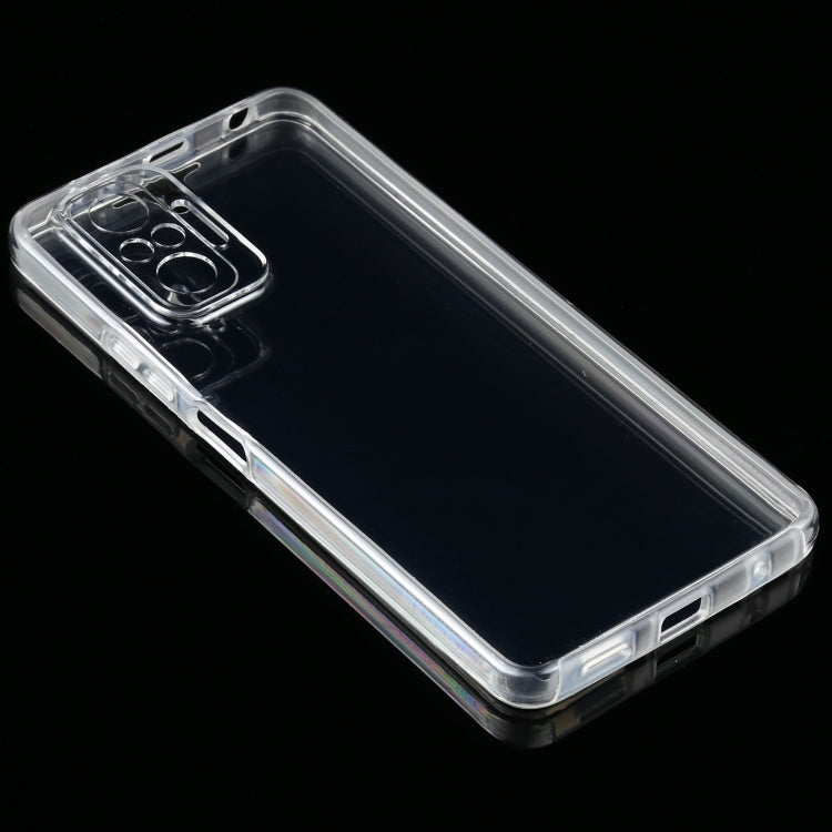 Clear slim Xiaomi Redmi Note 10 Pro case with camera cutout and corner bumpers