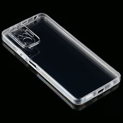Clear slim Xiaomi Redmi Note 10 Pro case with camera cutout and corner bumpers