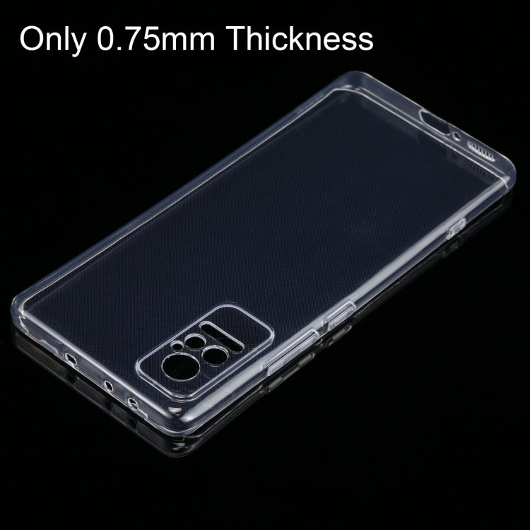 Transparent TPU phone case for Xiaomi Civi, very thin clear cover with camera cutout.