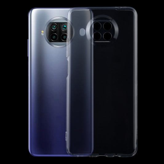 Transparent TPU phone case, clear slim cover with camera cutouts for phone back.