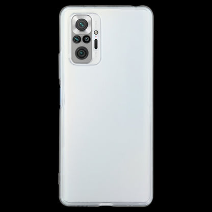 Transparent TPU slim phone case for Xiaomi Redmi Note 10 Pro, back view