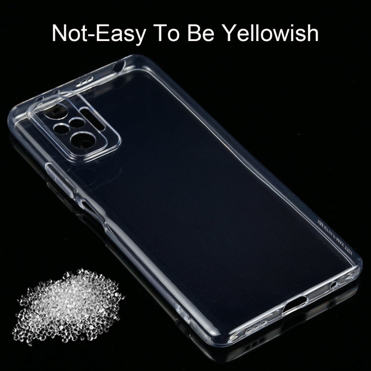 Clear TPU case for Xiaomi Redmi Note 10 Pro, transparent slim protective cover