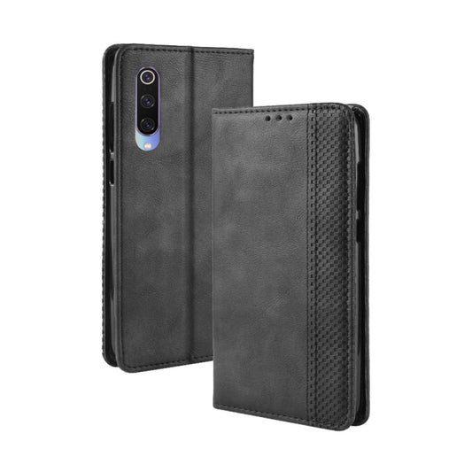 Flip leather phone case with camera cutout and card-slot holder, dark gray