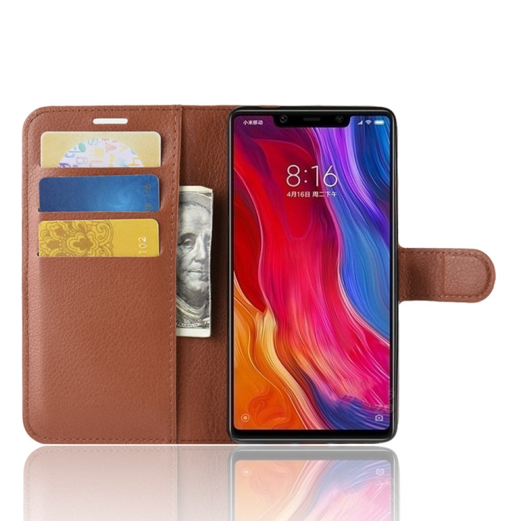 Brown flip leather phone case with card slots and stand-style flip cover
