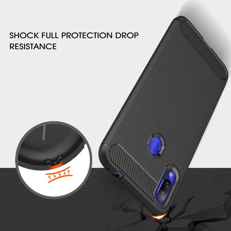 Black TPU phone case with textured grip and raised camera and screen protection edges