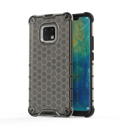 Black honeycomb shockproof TPU phone case with raised corners for Huawei Mate 20 Pro