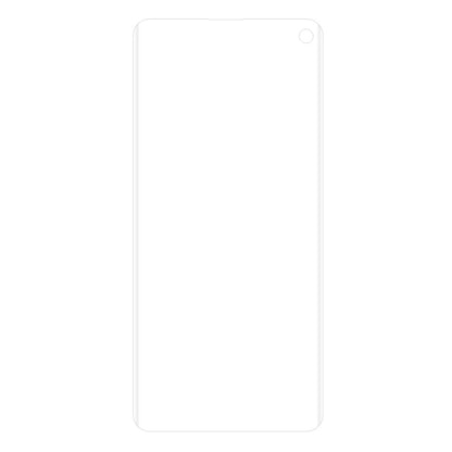 Curved PET screen protector film for Galaxy S10, clear front panel