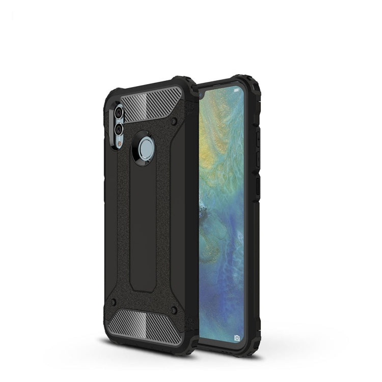 Rugged black TPU and PC phone case with textured grip and camera cutouts