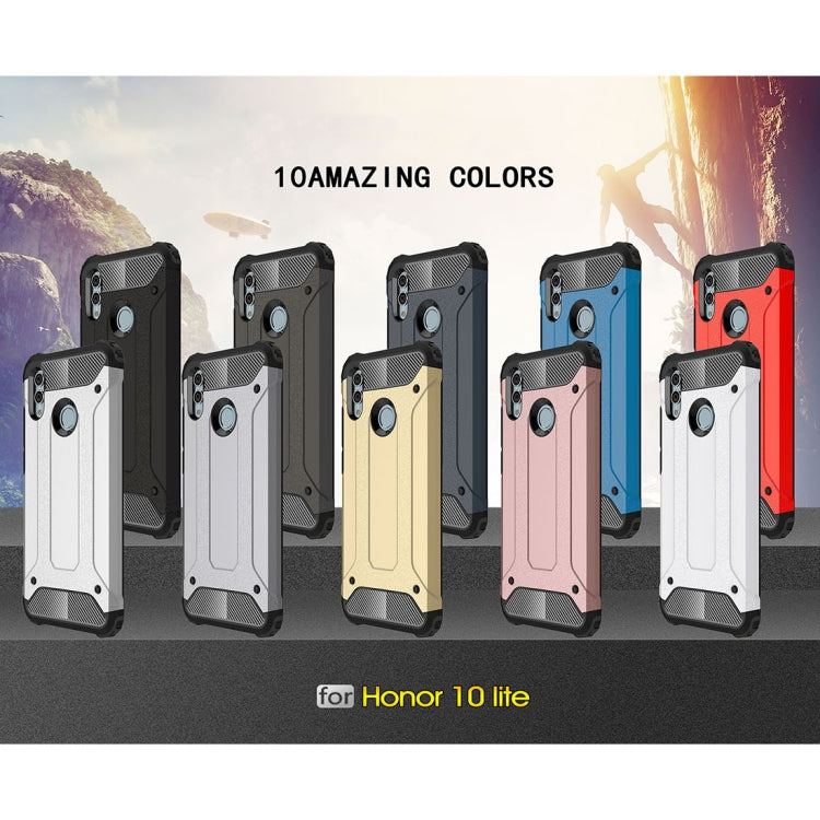Rugged phone case color lineup with protective frame for Honor 10 Lite