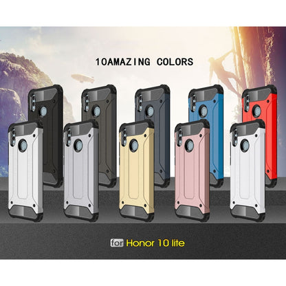 Rugged phone case color lineup with protective frame for Honor 10 Lite