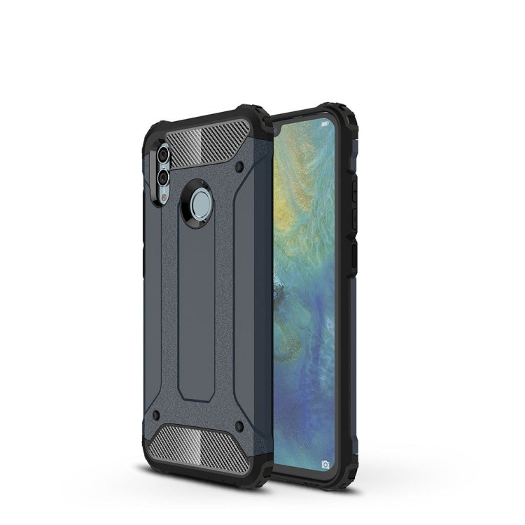 Black rugged TPU and PC case with textured grip and raised bezel